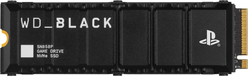 WD Black SN850P 2 TB Kühlkörper NVMe SSD