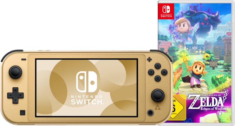 Nintendo Switch Lite Zelda Edition + Zelda: Echoes of Wisdom