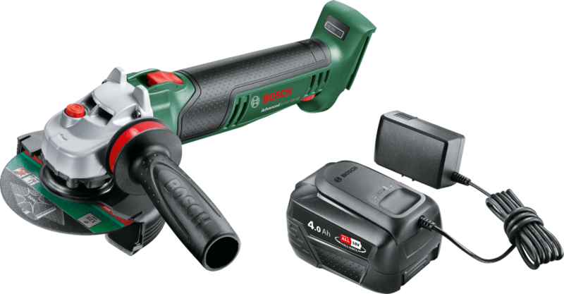 Bosch AdvancedGrind 18V-80 + 4,0 Ah accu en lader