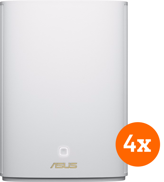 Asus ZenWiFi AX Hybrid XP4 Mesh Wifi 6 (4-pack)