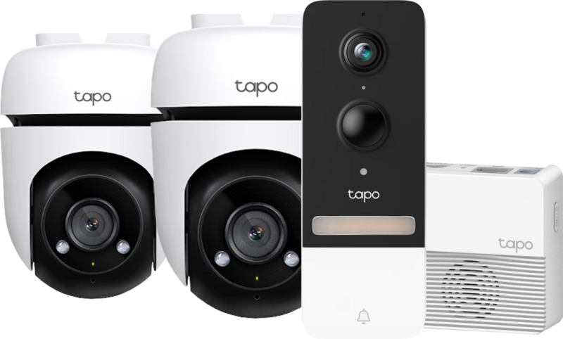 TP-Link Tapo C500 2-pack + Smart Battery Video Doorbell D230S1