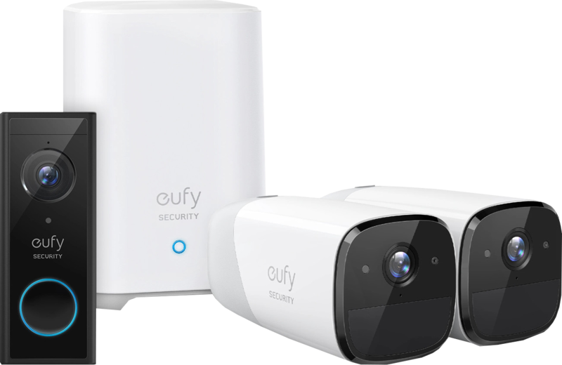 Eufy by Anker Video Doorbell Battery + Eufycam 2 Duo Pack