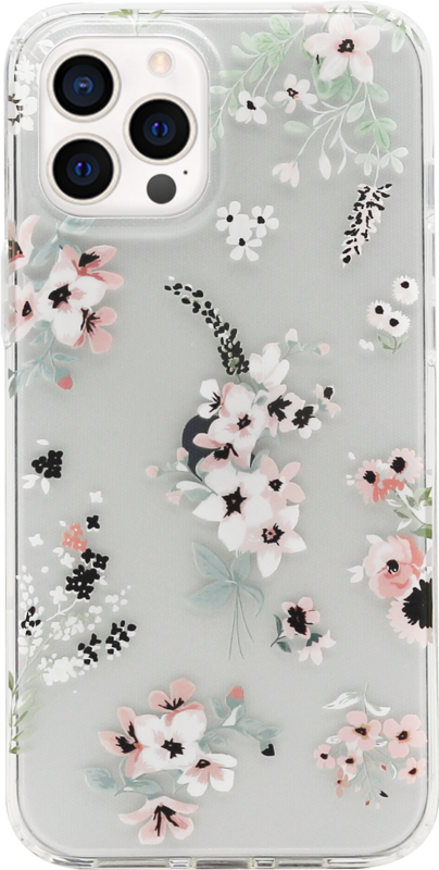 BlueBuilt Sweet Blossom Soft Case Apple iPhone 12 Pro Max Back Cover Transparant