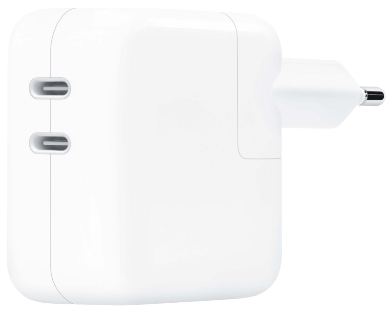 Apple 35 W Power Adapter mit 2 USB-C-Anschlüsse