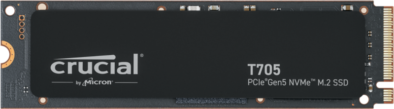 Crucial T705 4TB Heatsink PCIe 5.0 M.2 SSD