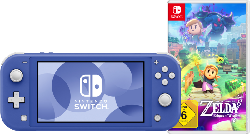 Nintendo Switch Lite Blau + Zelda: Echoes of Wisdom