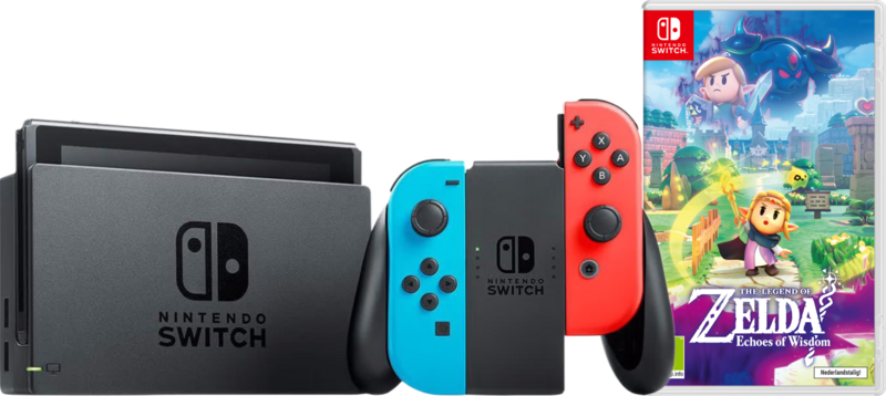 Nintendo Switch Rood/Blauw + Zelda: Echoes of Wisdom