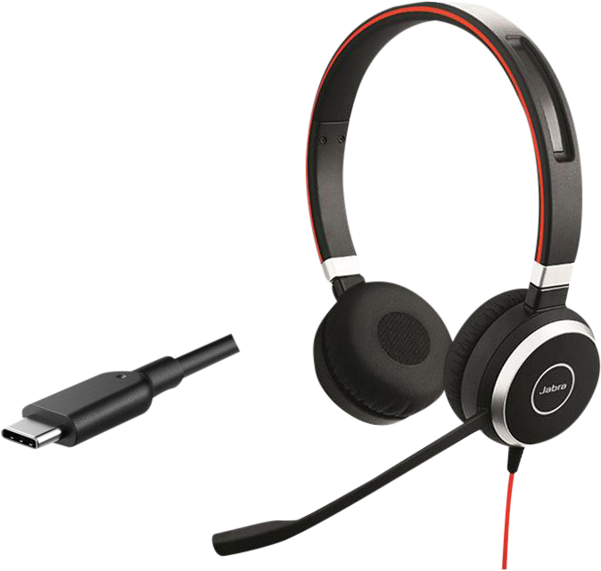 Jabra Evolve 40 USB-C - MS Stereo Office-Headset