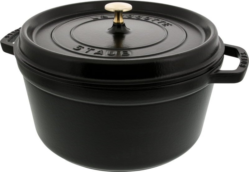 Staub Runder Bräter 28 cm Schwarz