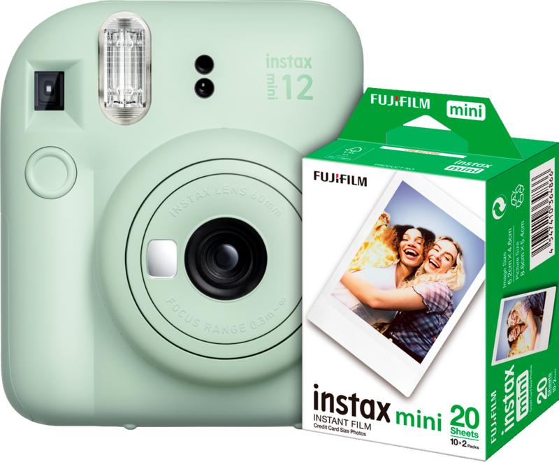 Fujifilm Instax Mini 12 Mint Green Set