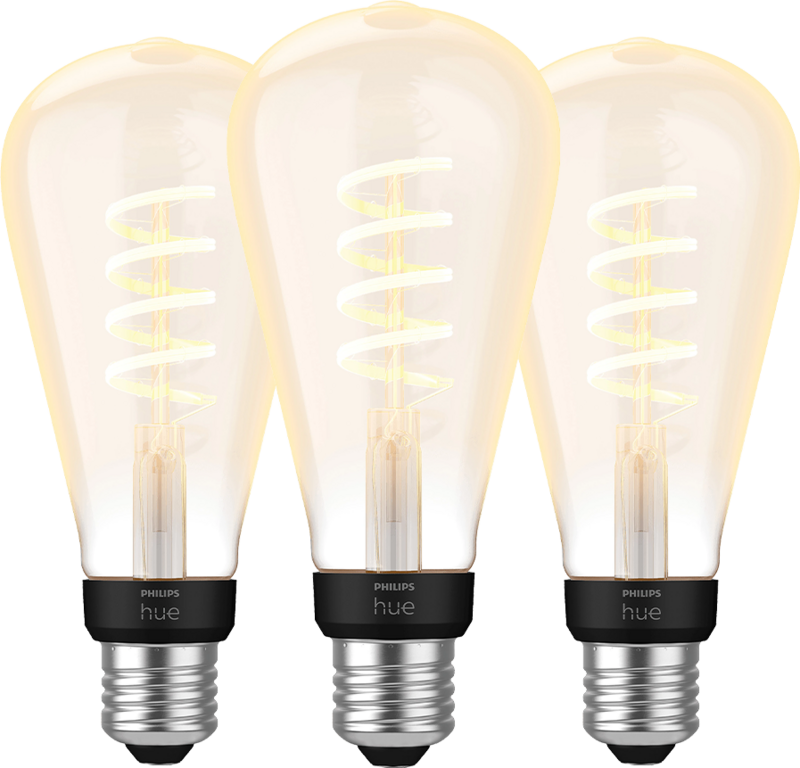 Philips Hue Filament White Ambiance Edison XL 3-pack