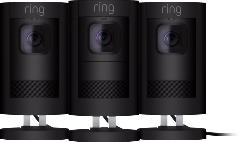 Ring Stick Up Cam Elite Zwart 3-pack