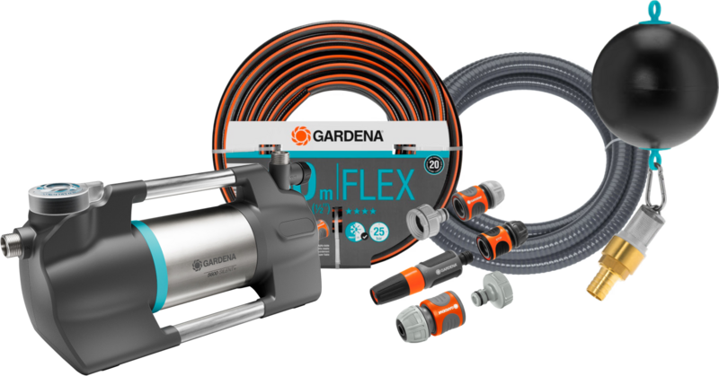 Gardena Gartenpumpe 5600 Silent+ + Starterset