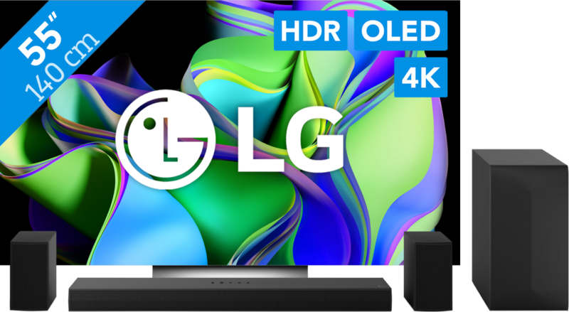 LG OLED55C34LA (2023) + Soundbar