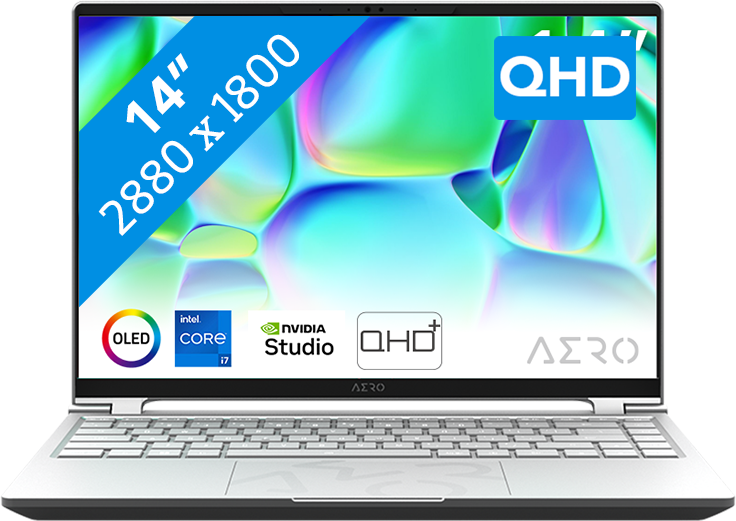 GIGABYTE AERO 14 OLED - 14" - Intel Core 7 - 16GB RAM/512GB SSD - RTX4050