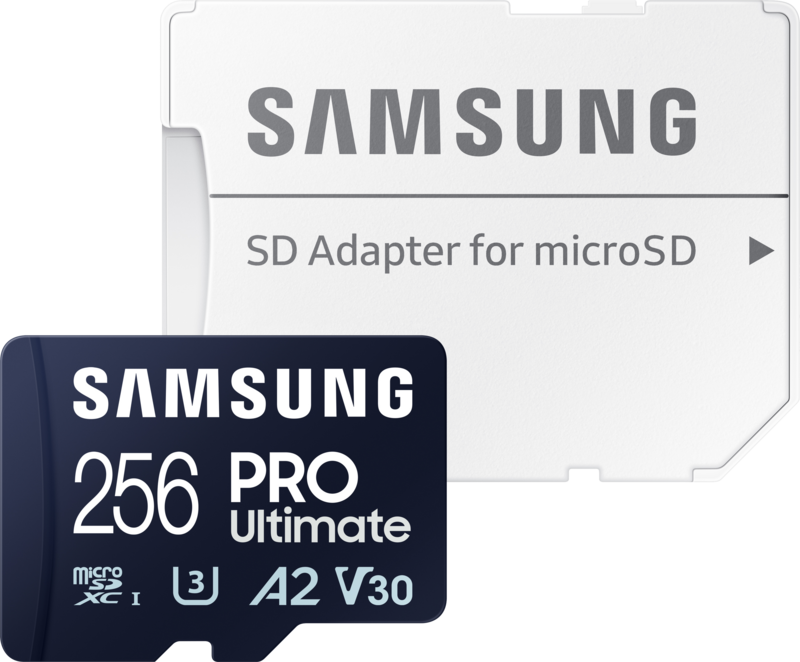 Samsung PRO Ultimate 256 GB (2023) microSDXC + SD-Adapter