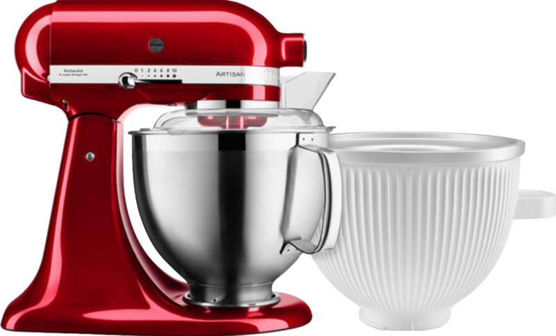 KitchenAid 5KSM185PSECA Appelrood + IJsbereider