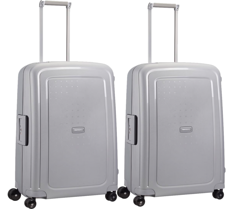 Samsonite S'Cure Spinner 69cm Silver Duo Kofferset