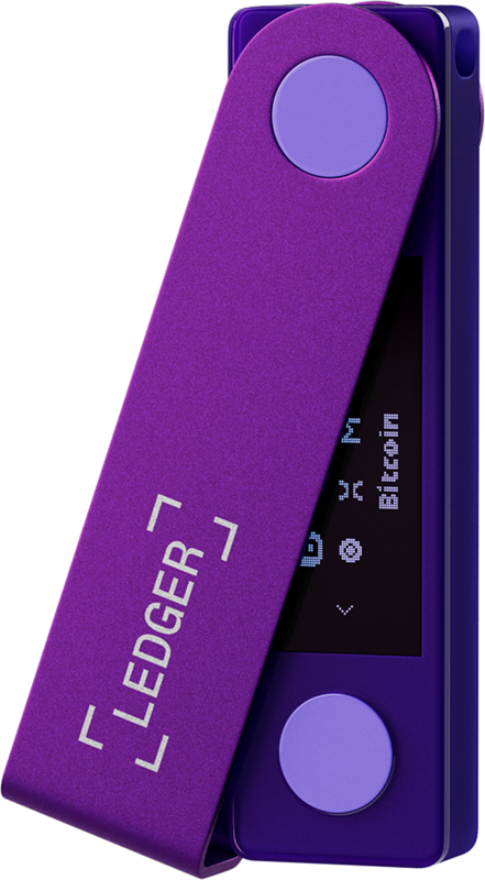 Ledger Nano X Lila Amethist