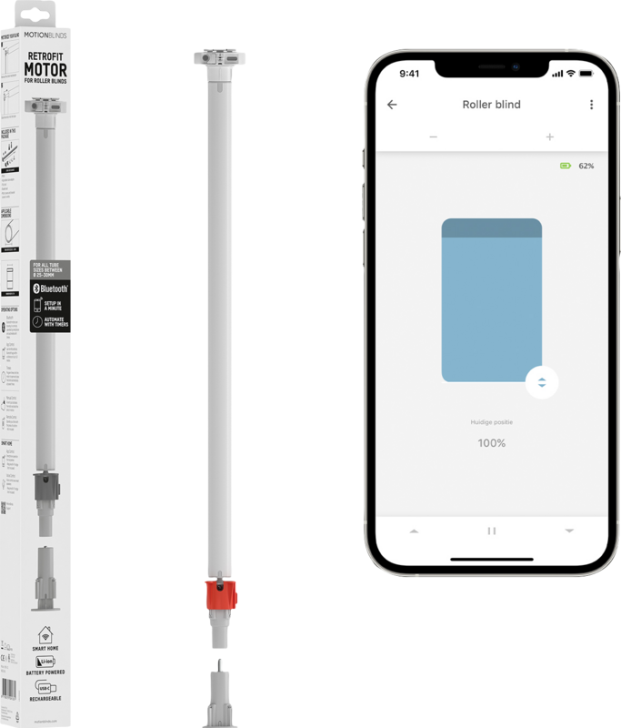 MotionBlinds Retrofit Rollomotor mit Bluetooth