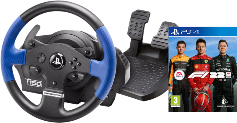 Thrustmaster T150 RS + F1 22 PS4