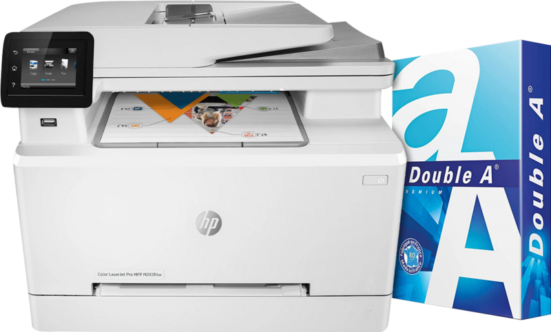 HP Color Laserjet Pro M283fdw MFP + 500 Vellen A4 Papier