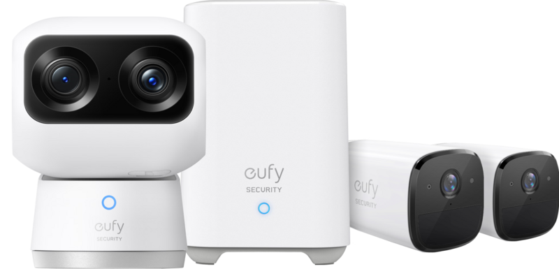 eufyCam 2 Pro Doppelpack + eufy Indoor Cam S350