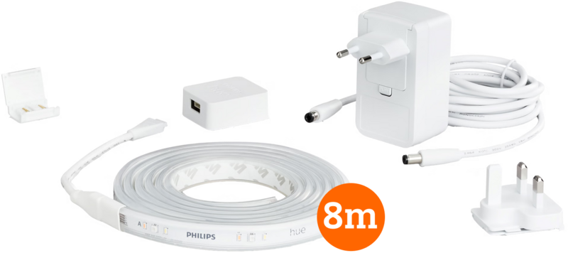 Philips Hue Lightstrip Plus White & Color 8 m Basis-Set