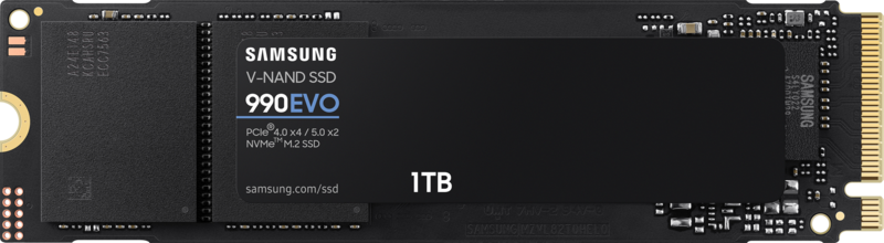 Samsung 990 EVO 1 TB PCIe 5.0 M.2 SSD