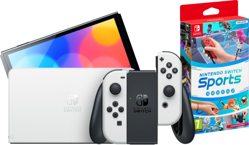 Nintendo Switch OLED Weiß + Nintendo Switch Sports