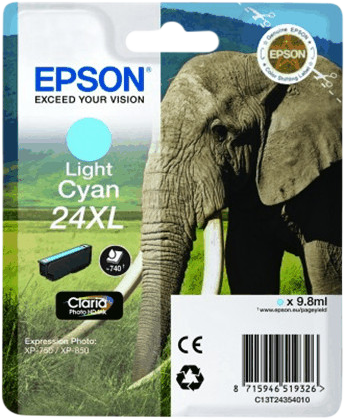 Epson 24XL Patrone Hellcyan