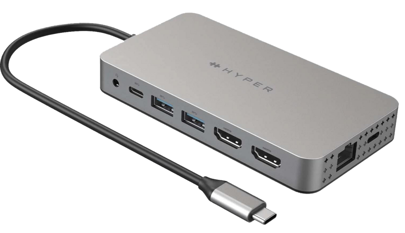 Hyper HyperDrive Dual 4K HDMI 10-in-1 Dockingstation für Macbook