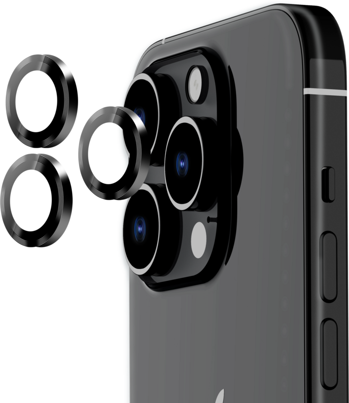 BlueBuilt Apple iPhone 15 Pro/15 Pro Max Camera Lens Protector Aluminium