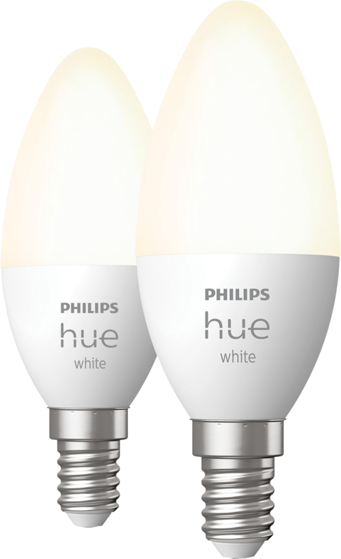 Philips Hue Kerzenlampe White E14 Doppelpack