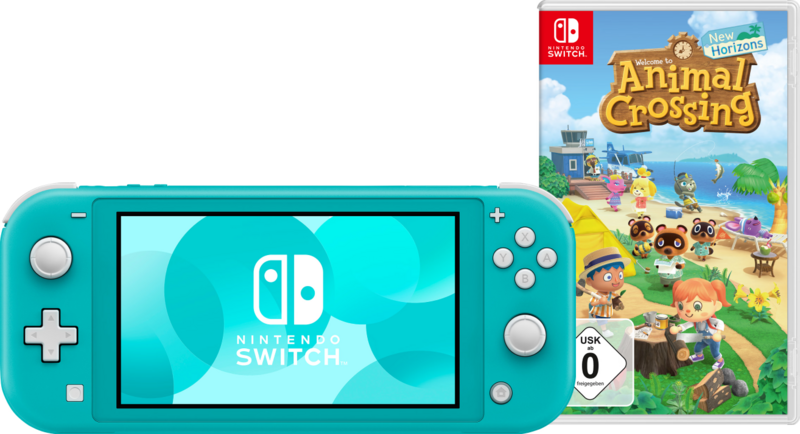 Nintendo Switch Lite Türkis + Animal Crossing New Horizon