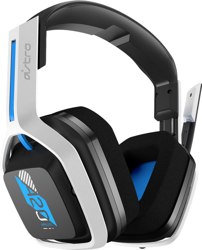 Astro A20 Kabelloses Gaming-Headset für PS5, PS4, PC, Mac - Weiß/Blau