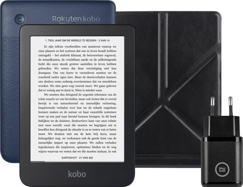 Kobo Clara 2E + BlueBuilt Accessoirepakket