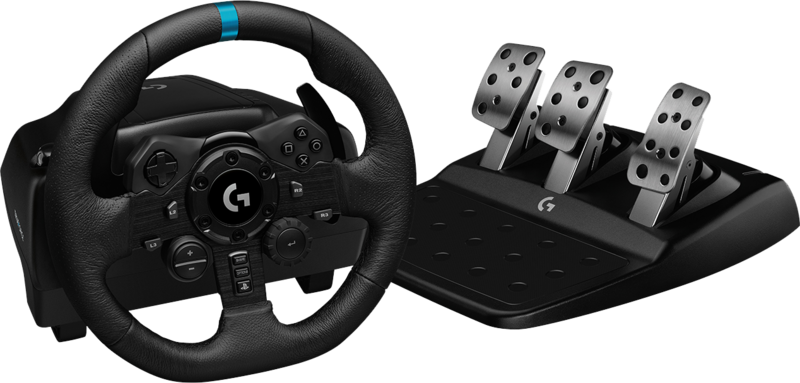 Logitech G923 TRUEFORCE - Racestuur met Force Feedback voor PlayStation 5, PS4 & PC