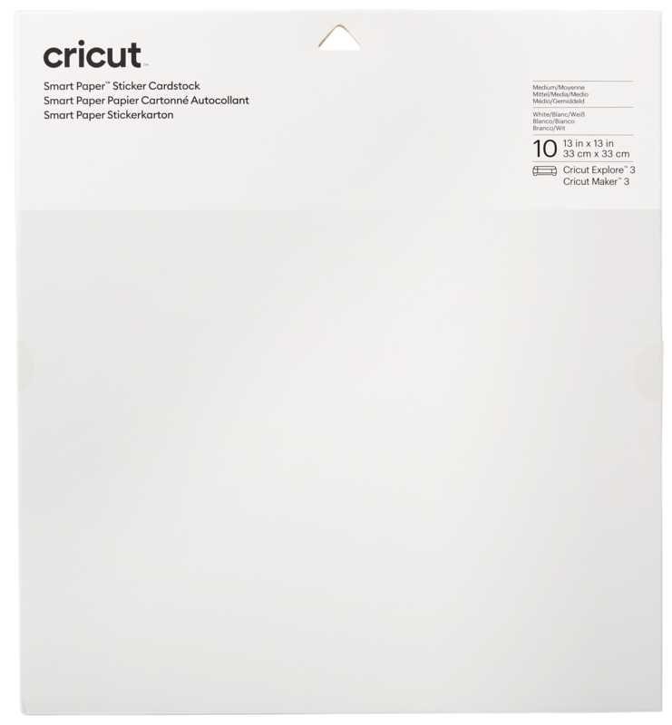 Cricut Smart Stickerkarton 33x33 Wit