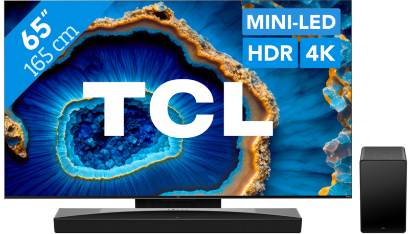 TCL QD Mini-LED 65C803 (2023) + soundbar