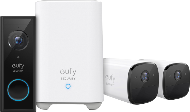 eufyCam 2 Pro Doppelpack + Video Doorbell Battery