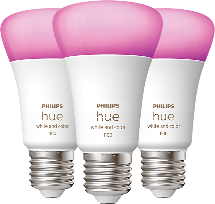 Philips Hue White and Color E27 1100lm 3-pack