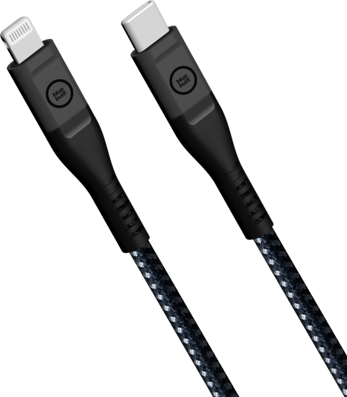 BlueBuilt Usb C naar Lightning Kabel 3m Kevlar® Zwart