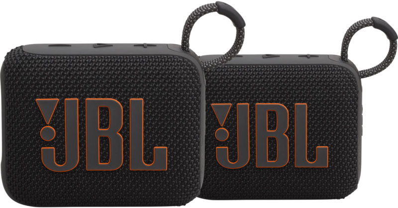 JBL Go 4 Schwarz Doppelpack