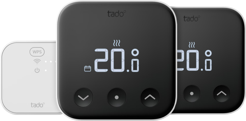 Tado Smart-Thermostat X Kabelgebunden Starterpaket + zusätzlicher kabelgebundener Wandthermostat