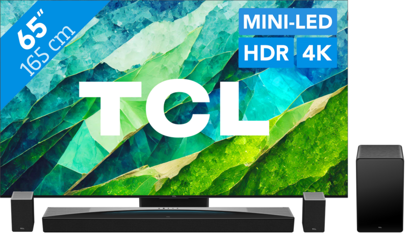 TCL QD Mini-Led 65C81B (2024) + soundbar