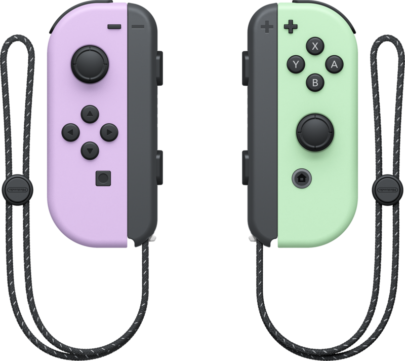 Nintendo Switch Joy-Con Pastell Set Violett/Grün