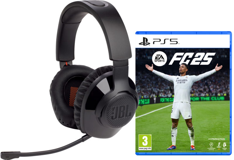 JBL Quantum 350 Wireless + EA Sports FC 25 PS5