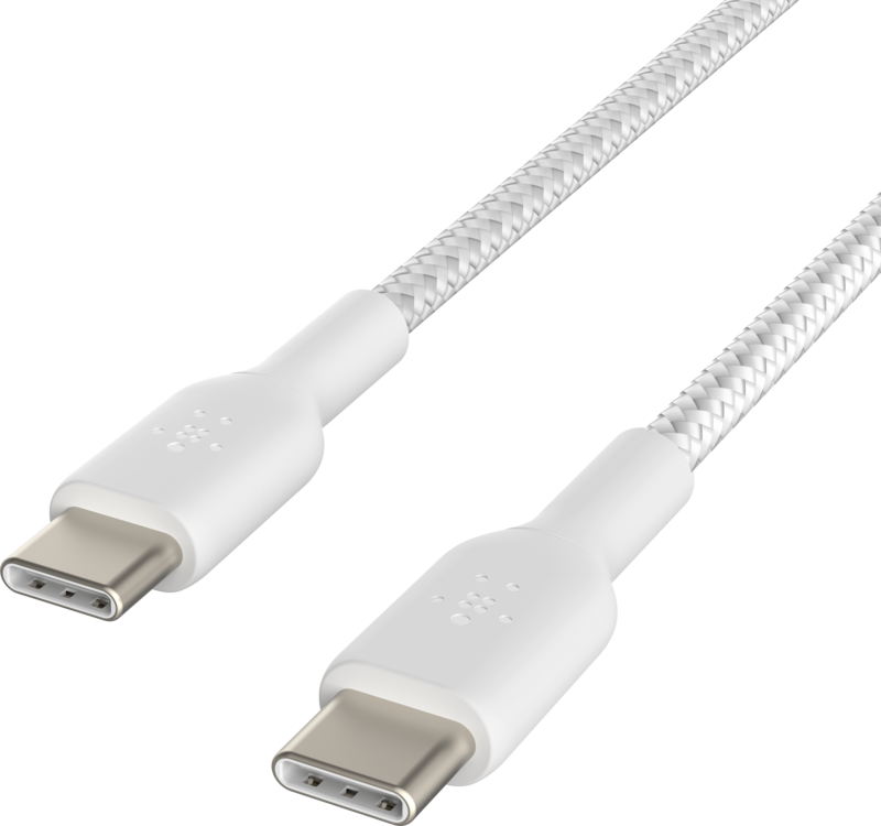 Belkin USB-C-auf-USB-C-Kabel 1 m Nylon Weiß