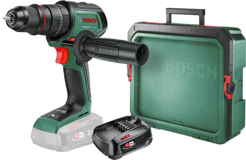 Bosch AdvancedImpact 18V-80 + 2,5-Ah-Akku (1x) + SystemBox S